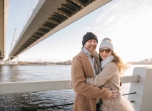 ФотоПрогулка у моста в Санкт-Петербурге