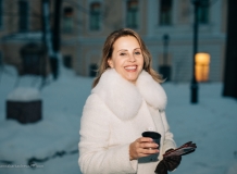 Во дворе Фонтанного дома