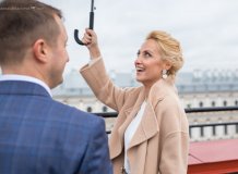 Прогулочная свадебная Фотосессия в Санкт-Петербурге