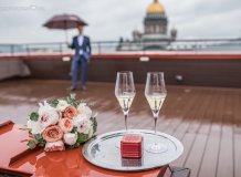 Свадебная Фотосессия на крыше в Санкт-Петербурге