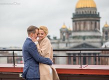 Свадебная Фотосессия на крыше в Санкт-Петербурге