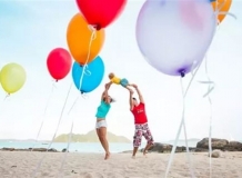 Family on the beach
