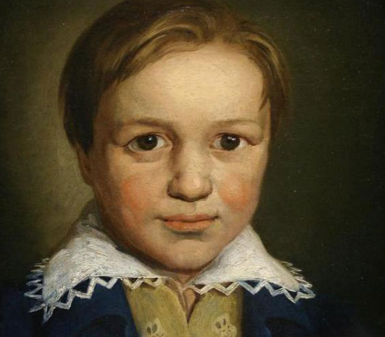 Людвиг Ван Бетховен детский портрет